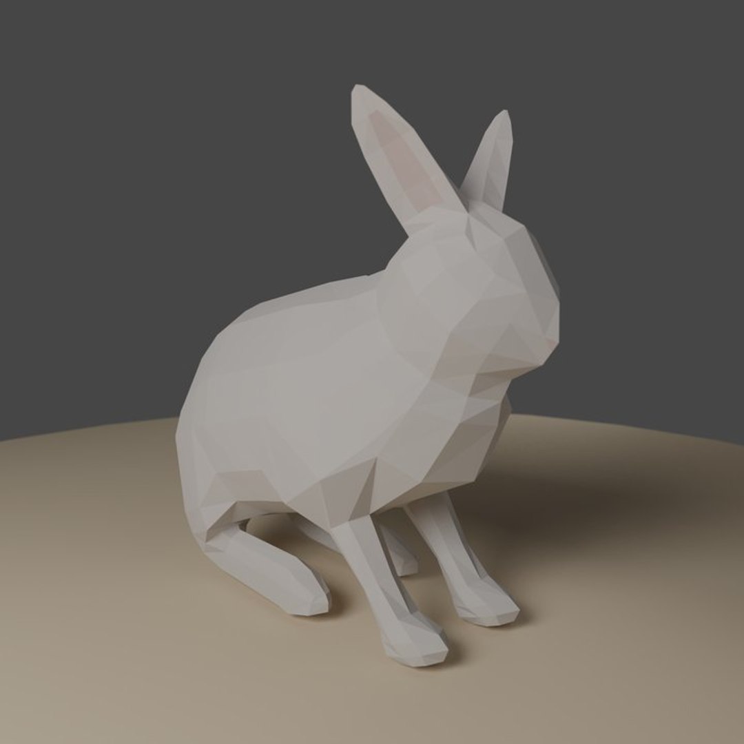 3D Model Snow Rabbit - TurboSquid 1394327