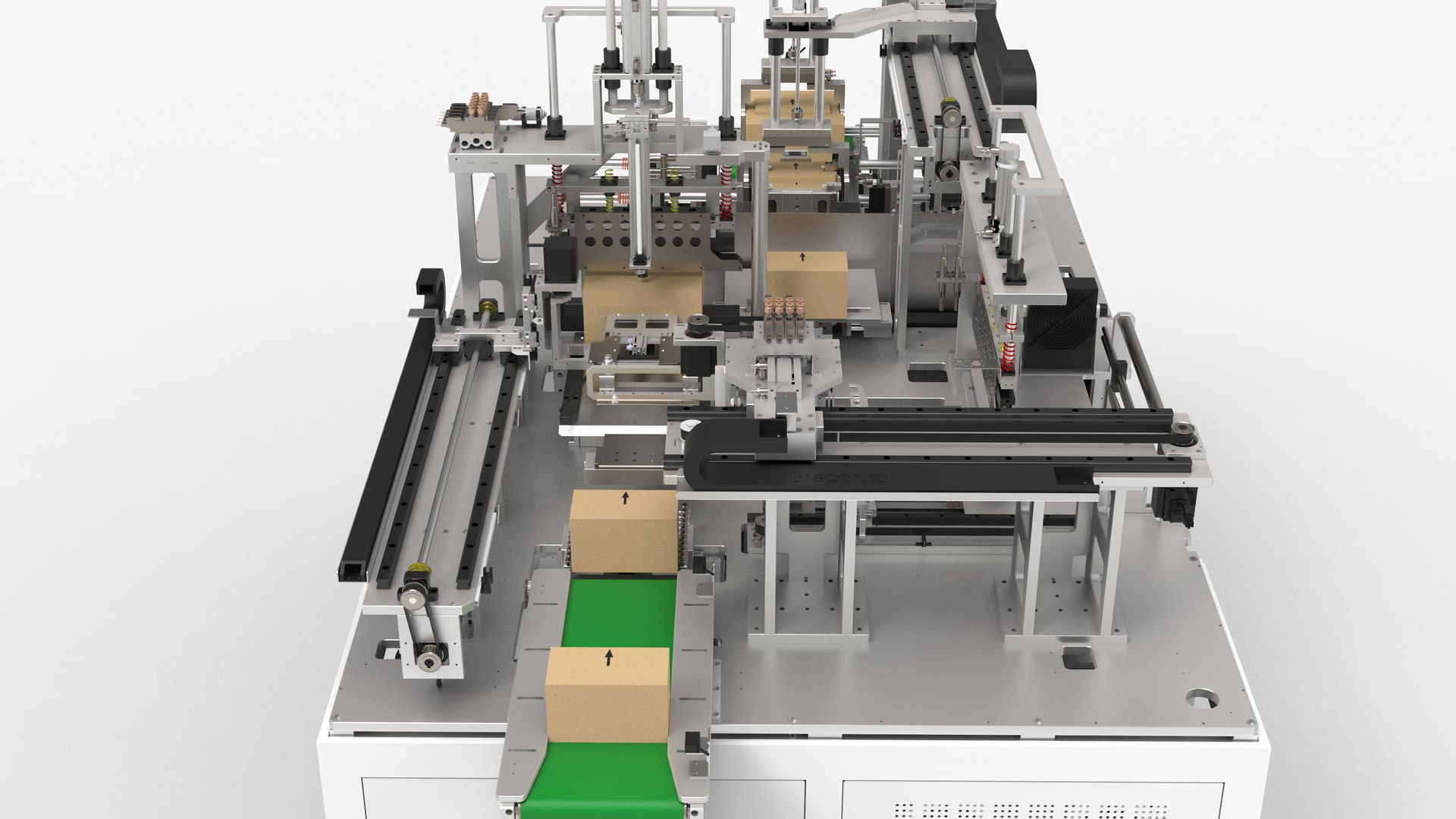 Mobile Phone Box Shrink Film Packaging Machine 3D Model - TurboSquid ...