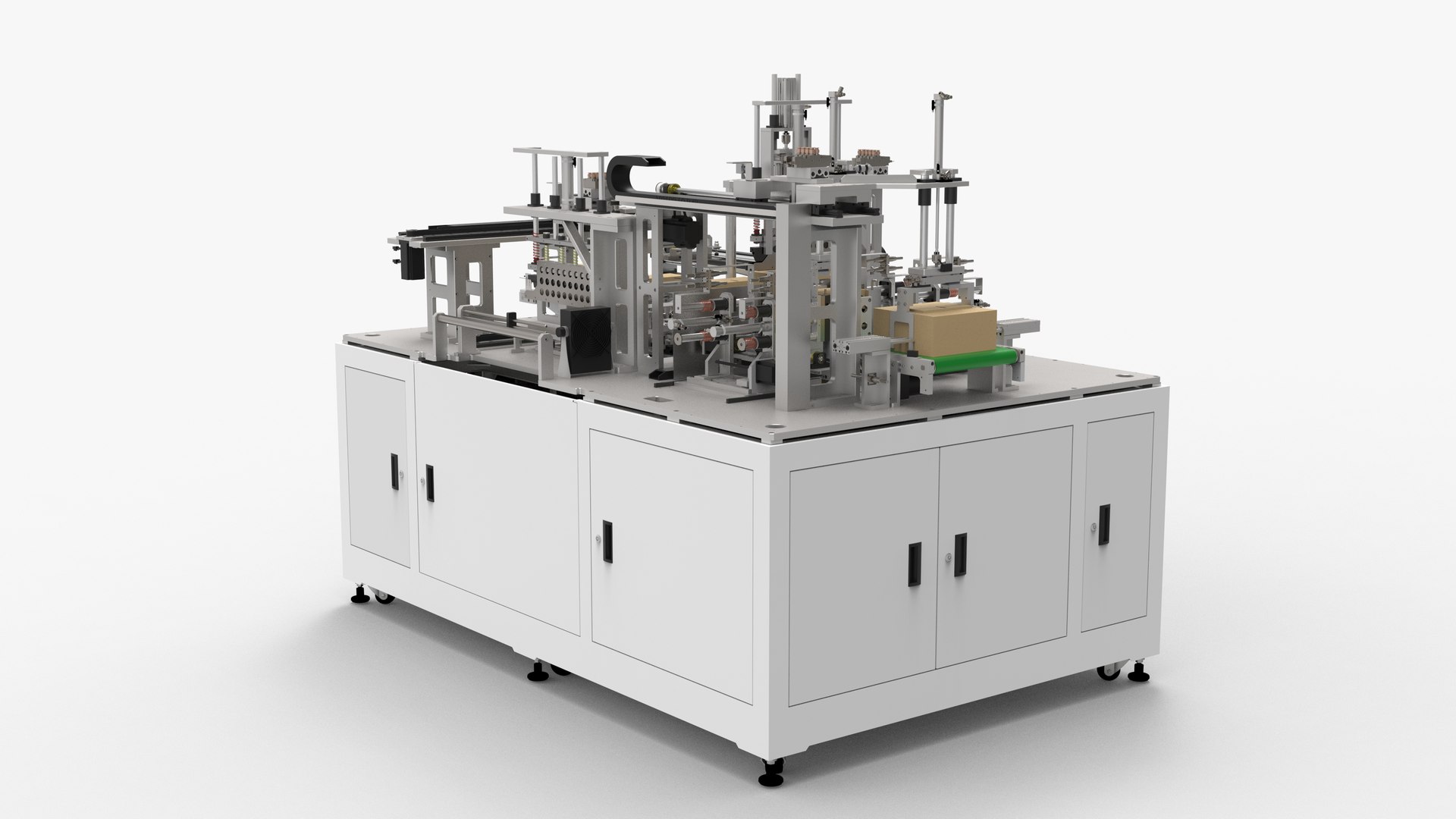 Mobile Phone Box Shrink Film Packaging Machine 3D Model - TurboSquid ...
