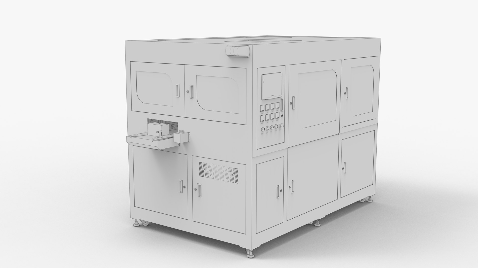 Mobile Phone Box Shrink Film Packaging Machine 3D Model - TurboSquid ...