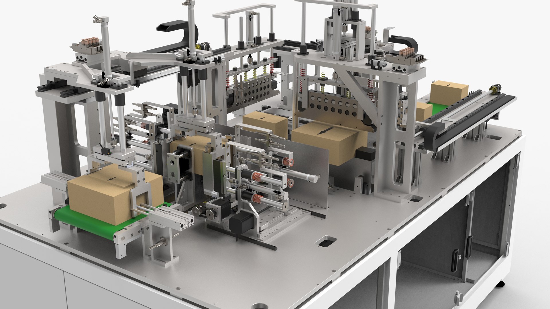 Mobile Phone Box Shrink Film Packaging Machine 3D Model - TurboSquid ...