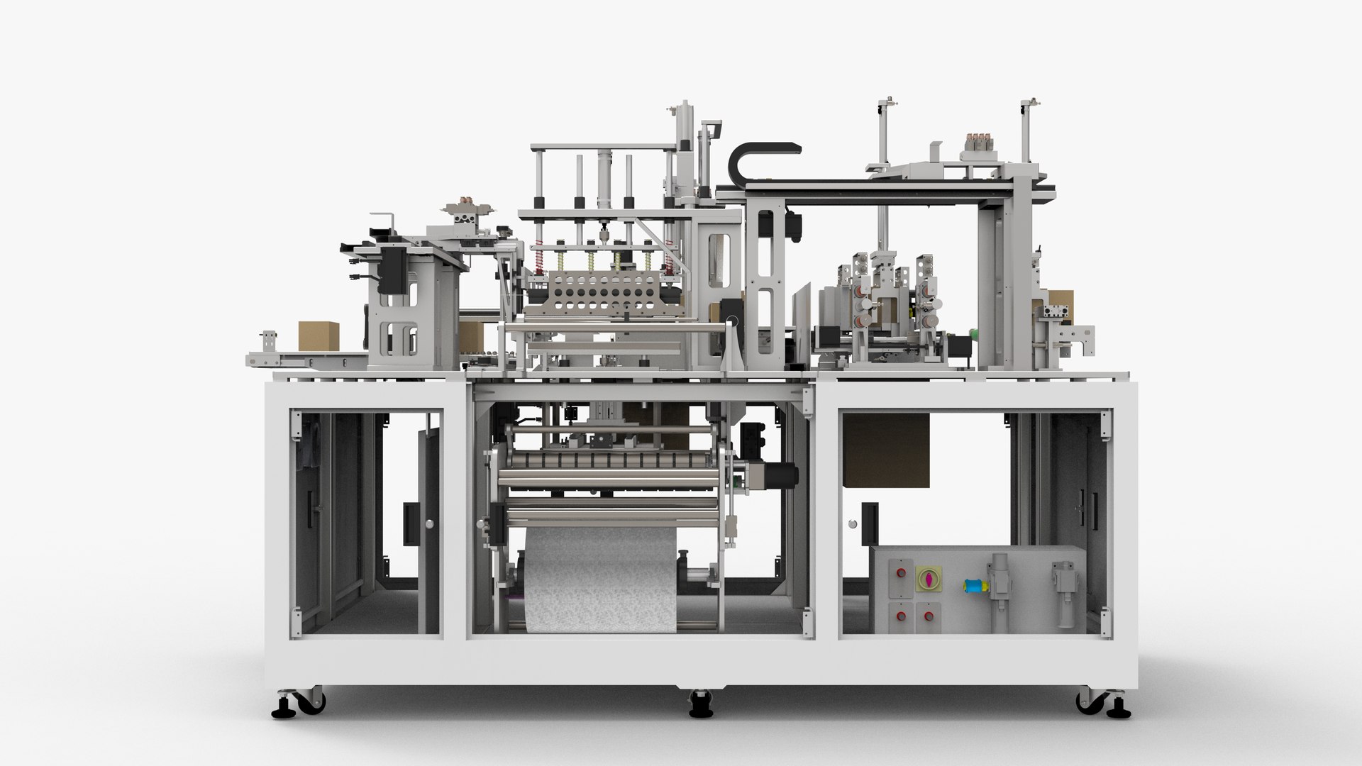 Mobile Phone Box Shrink Film Packaging Machine 3D Model - TurboSquid ...