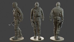 CzechSlovak Police Tactical Unit CPTU2 008 3D model