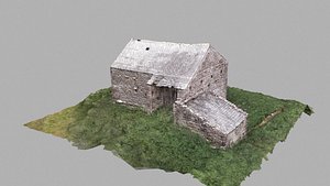 Old Stone Barn 3D model