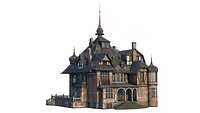 Old Manor Low-poly 3D model