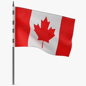 Canadian Flag 3D Model