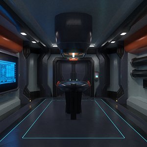 sci fi interior game ready
