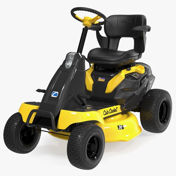 Electric Riding Lawn Mower Cub Cadet CC30E 3D Model, 58% OFF