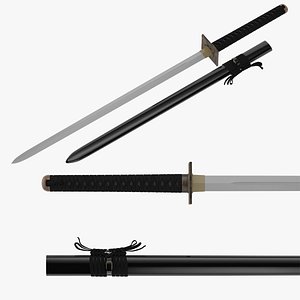 Ninjato Sword 3D