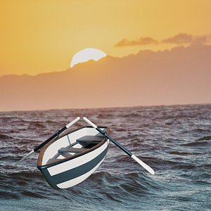 3D Fishing Boat