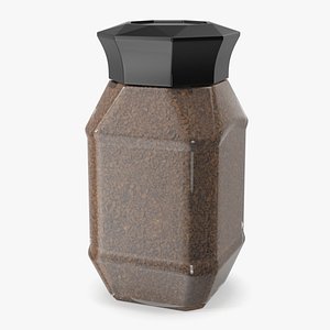 Jar of Instant Coffee 95g 3D model