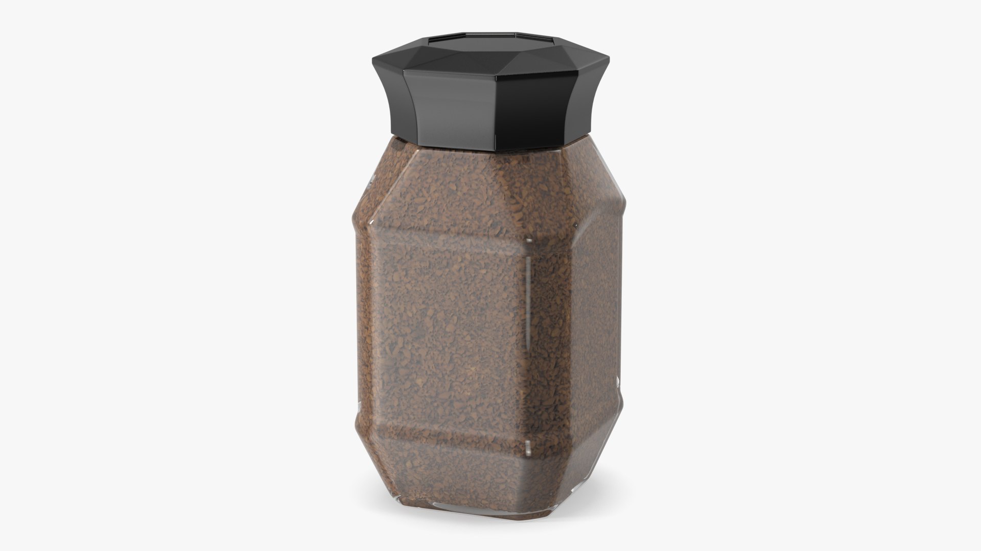 Jar of Instant Coffee 95g 3D model preview