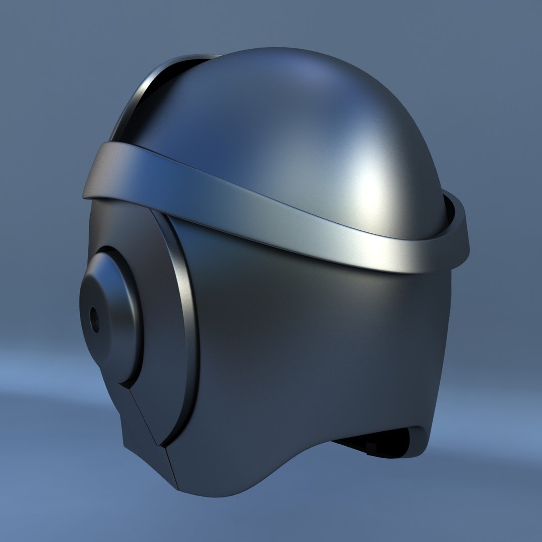 3d Robot Head L