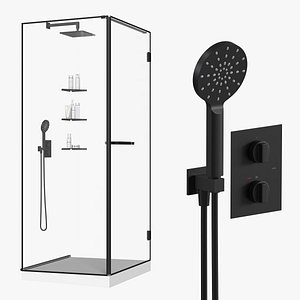 Shower cabin 3D model