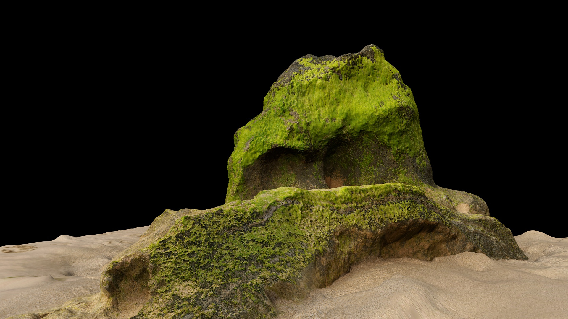 3D Ocean Cliffs 16K Ultra Scan 021 - TurboSquid 2180526