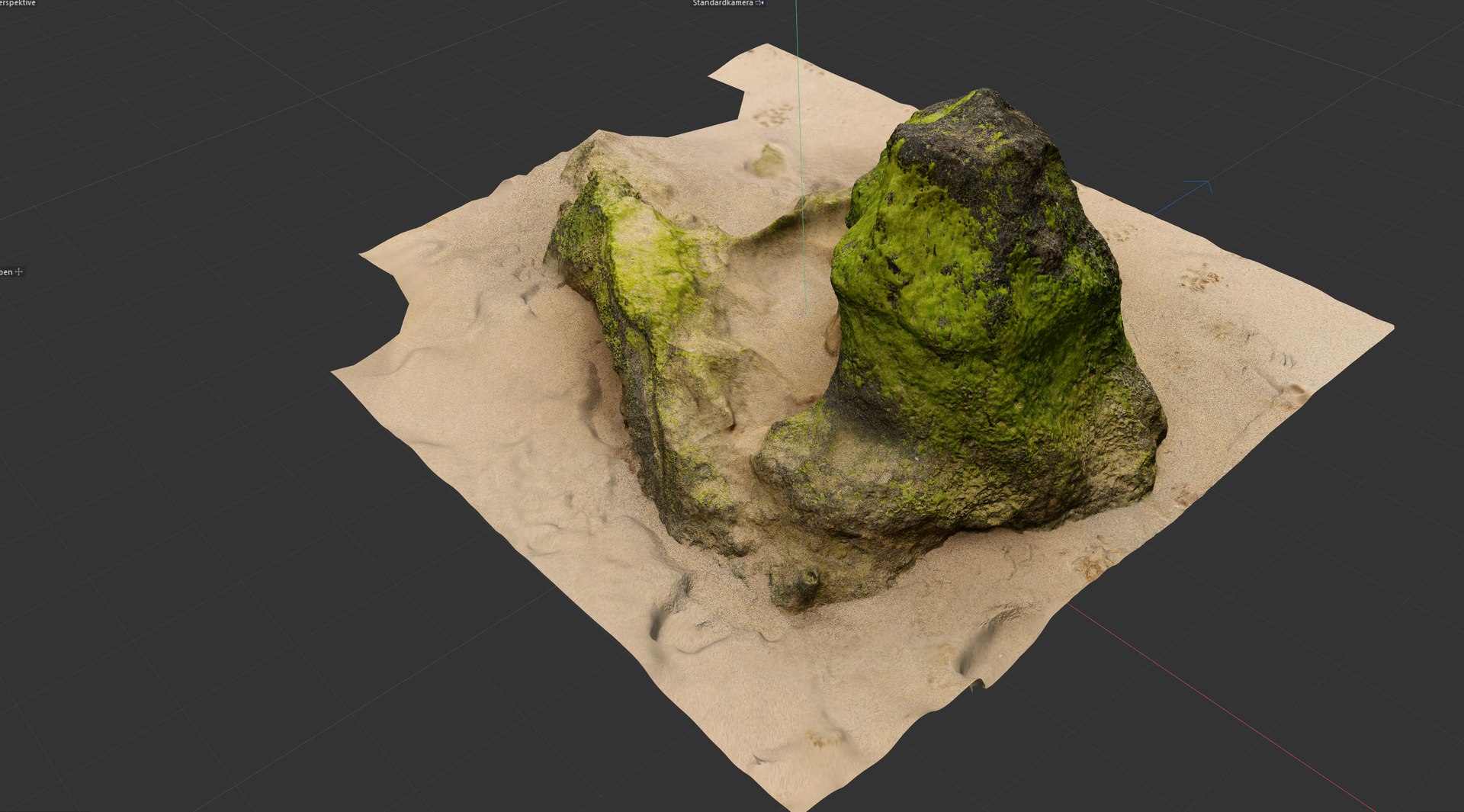 3D Ocean Cliffs 16K Ultra Scan 021 - TurboSquid 2180526