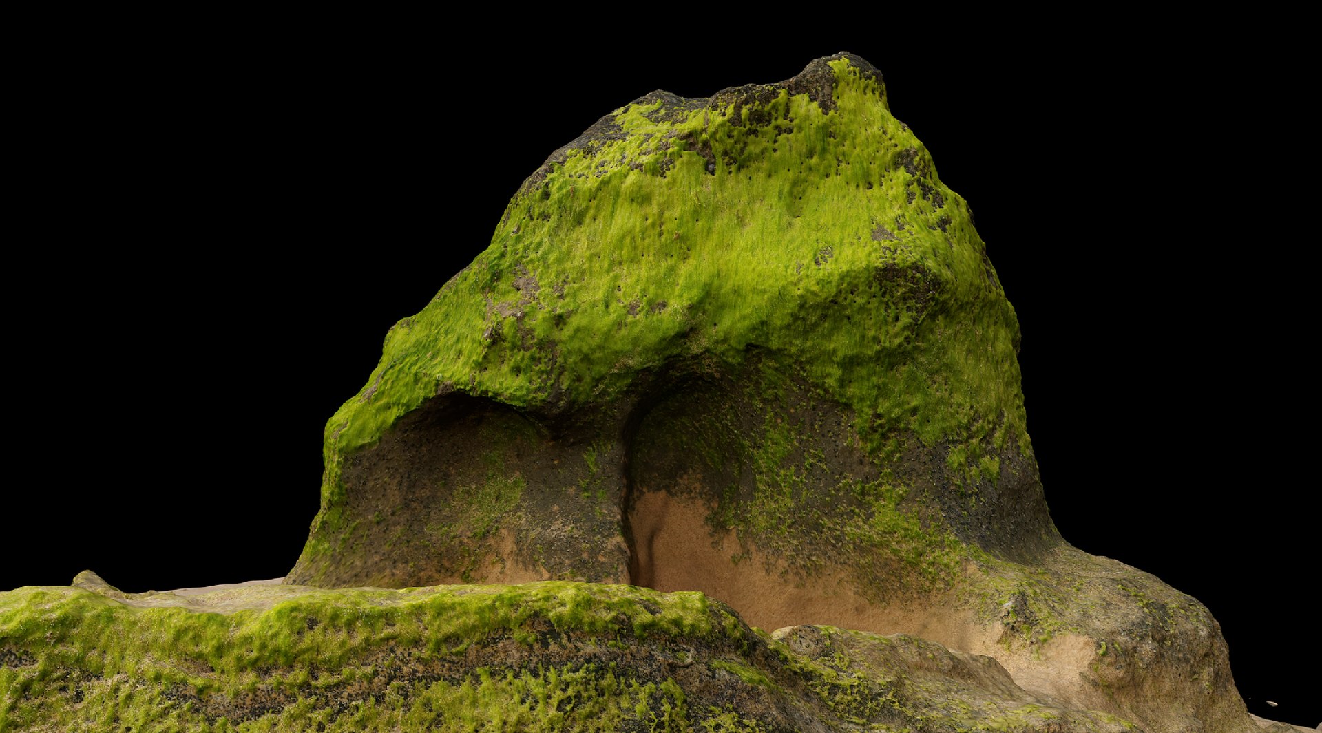 3D Ocean Cliffs 16K Ultra Scan 021 - TurboSquid 2180526