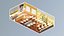 low poly интерьер 9