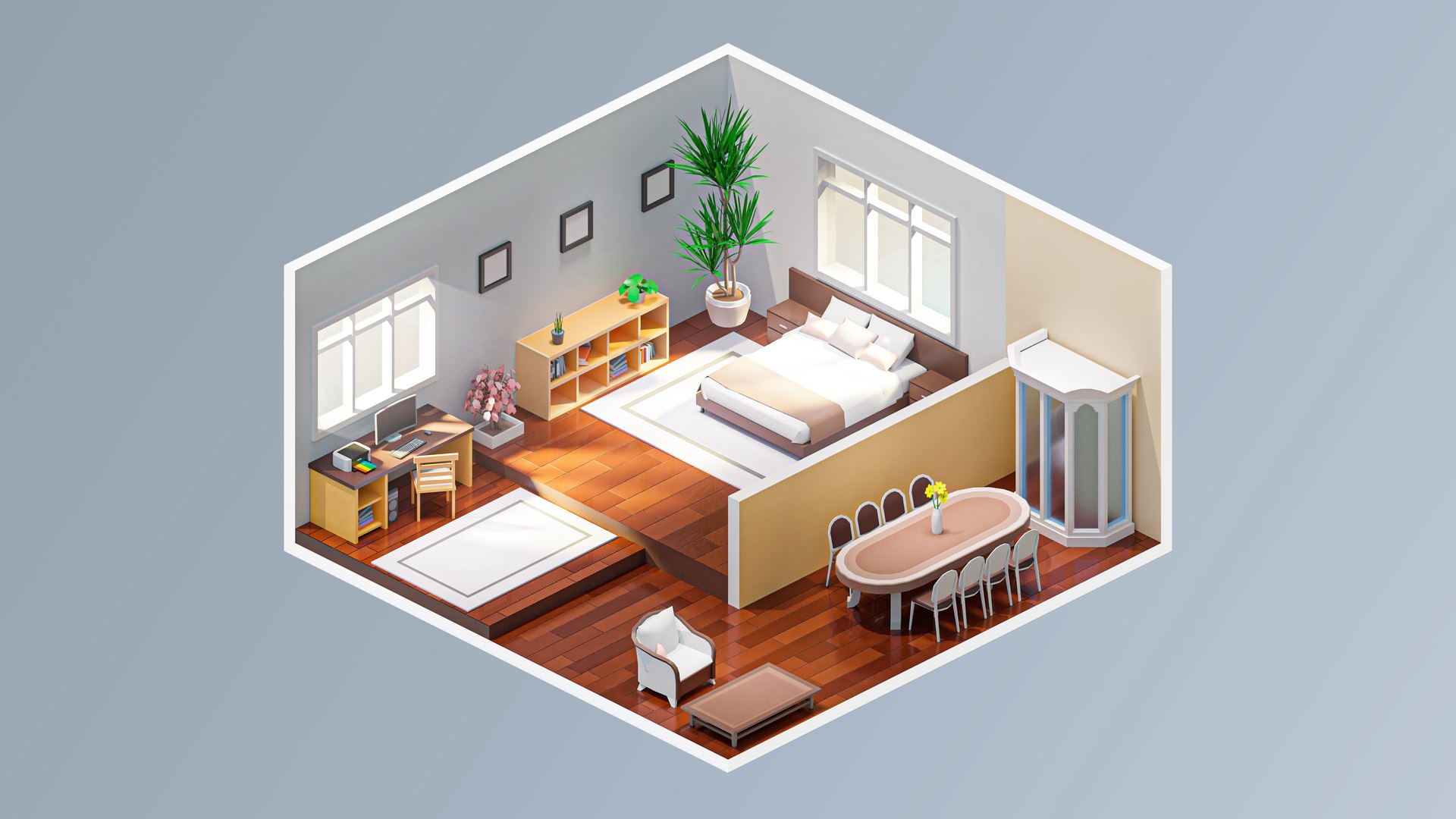 3D model low poly interior 9 https://p.turbosquid.com/ts-thumb/18/0akBPQ/XP/22/jpg/1682018566/1920x1080/fit_q87/4acf3352d5c502c40829141f4a0c75c6247ff31f/22.jpg