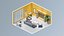 low poly интерьер 9