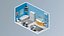 low poly интерьер 9