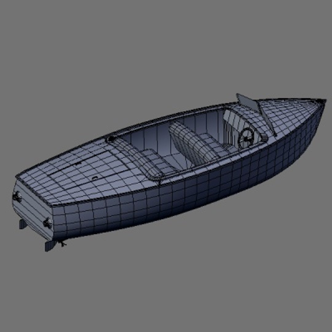 3d Model Inboard Runabout