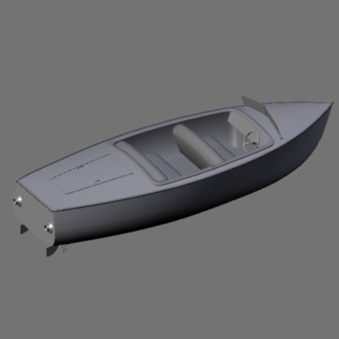 3d Model Inboard Runabout