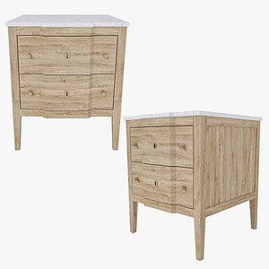 Duval Bedside Table 3D model