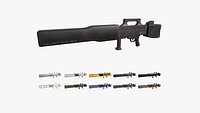 10 Anti-Drone Gun A Collection - SciFi Jamming Weaponry