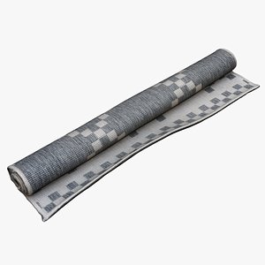 3D model Carpet 03 Rolled up