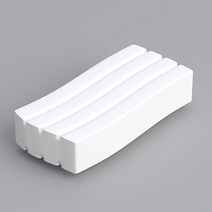 3D Polymer Modeling Clay White