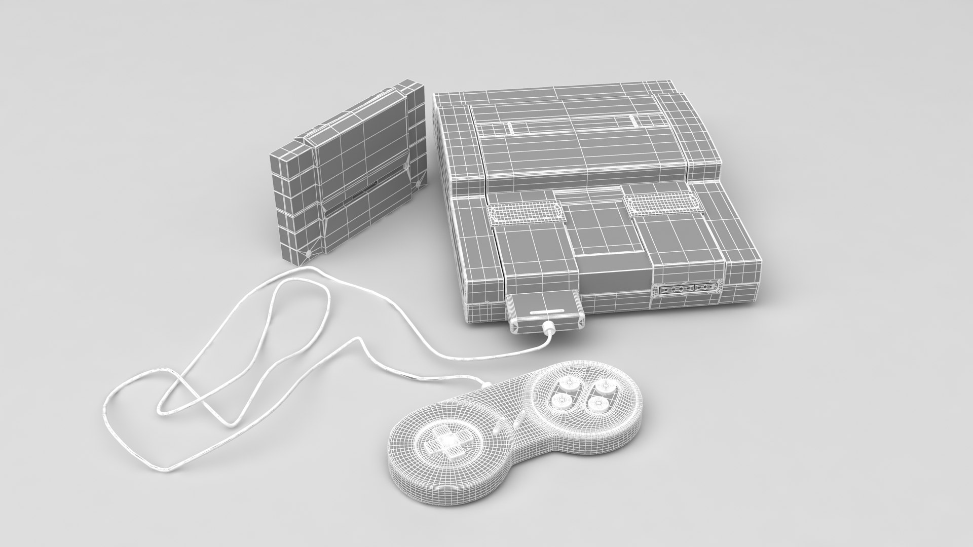 3D Super Nintendo SNES - TurboSquid 2010928