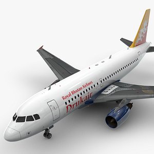 AirbusA319-100DRUKAIRL1457 3D model