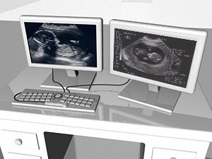 medical monitors.c4d