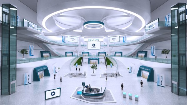 Convention center model - TurboSquid 1780288