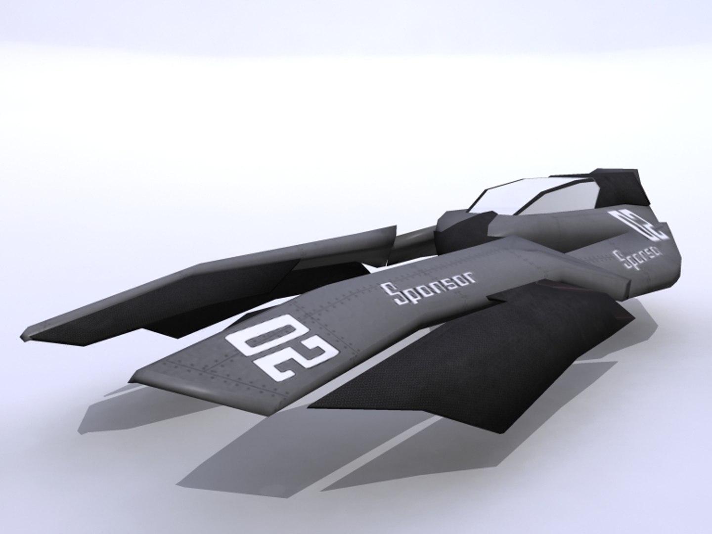 3d Model Racing Ship