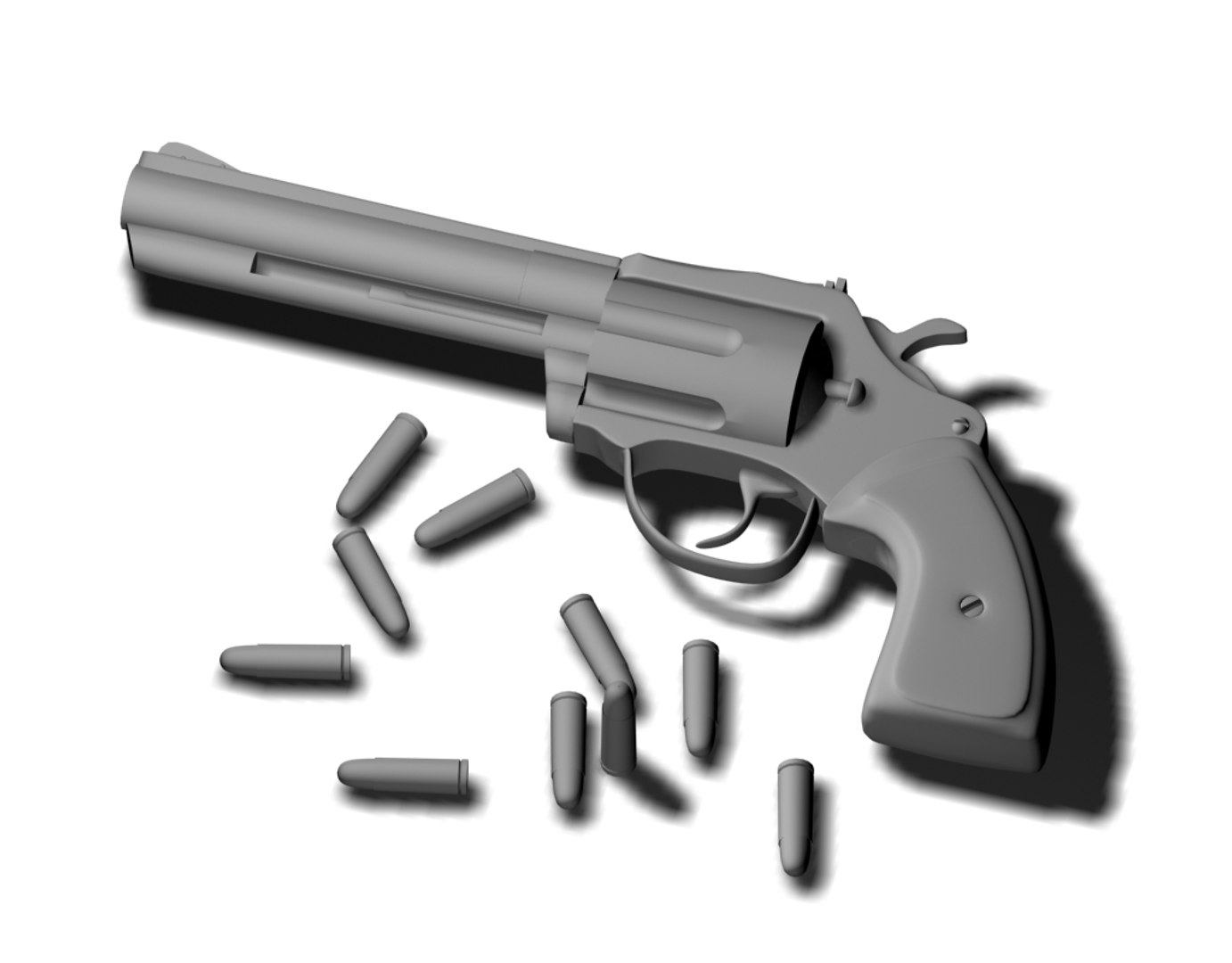 Revolver 3d Model
