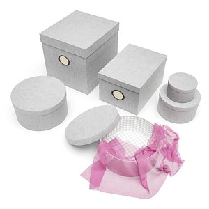 3D Boxes IKEA KVARNVIK
