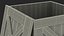 Old Wooden Shipping Crate with Open Lid