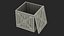 Old Wooden Shipping Crate with Open Lid