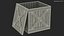Old Wooden Shipping Crate with Open Lid