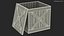 Old Wooden Shipping Crate with Open Lid