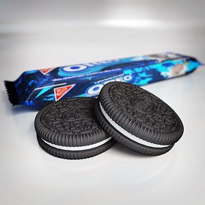 chocolate cookie 3d model