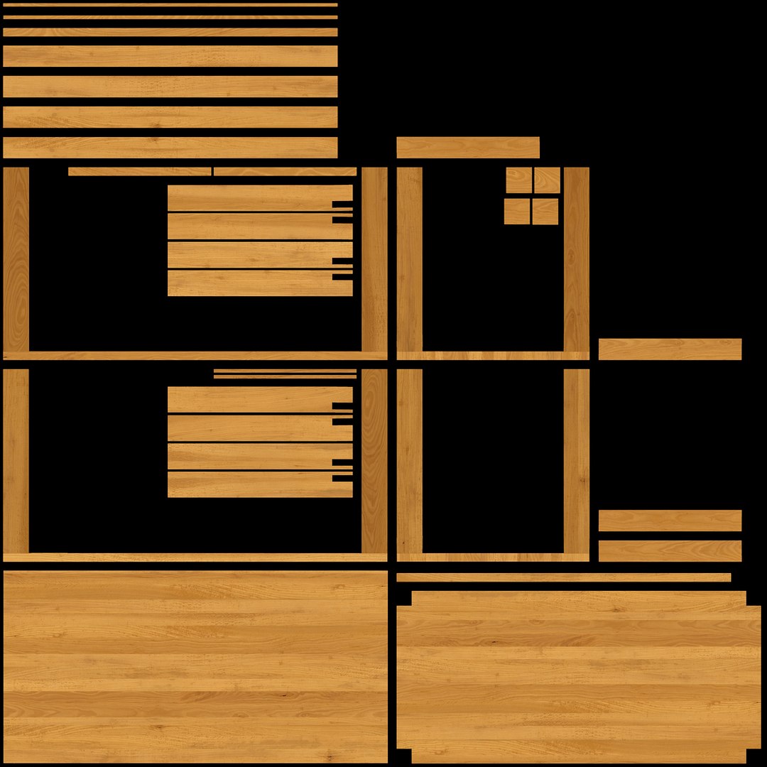 3d Wooden Table Model