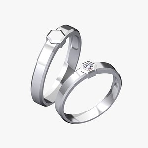 wedding ring 59 3D model