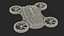 Drone Quadrocopter Cargo giallo