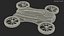 Drone Quadrocopter Cargo giallo