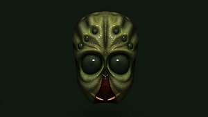 3D insectoid alliens terror halloween model