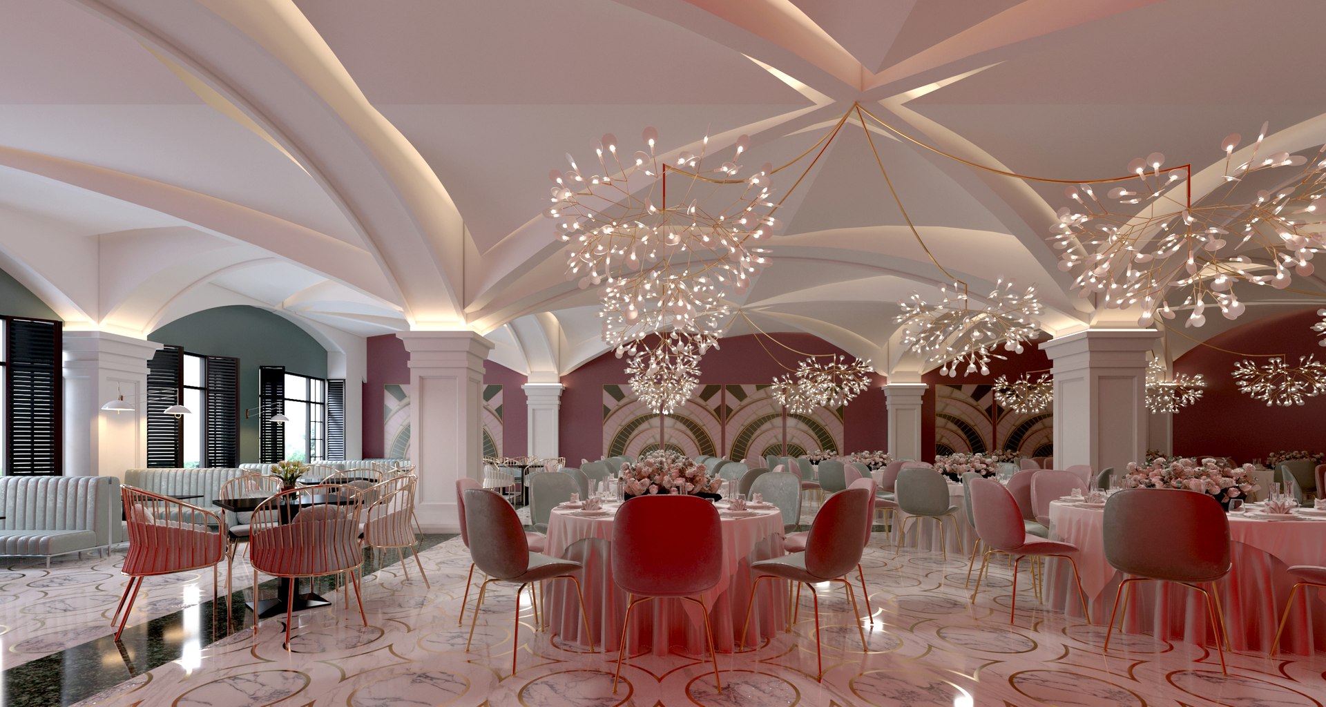 3D Luxury Wedding Hall - TurboSquid 2032536