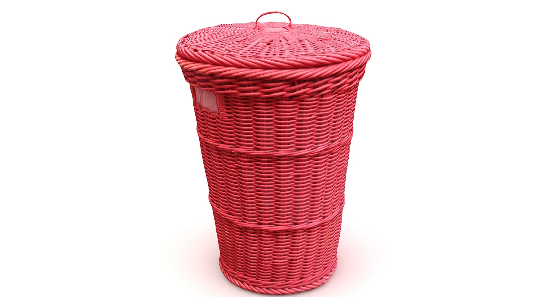 3D wicker storage baskets model TurboSquid 1325659